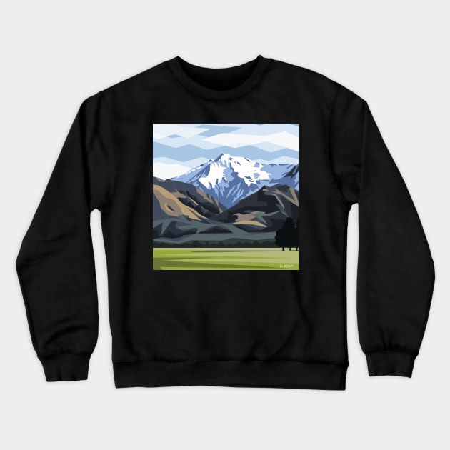 Ophuke/Mt Hutt Crewneck Sweatshirt by irajane